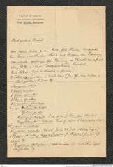 Nachlass Franz Steindachner, Brief von Robert Collett an Franz Steindachner (22.12.1891), Inv.Nr. 84.02, Seite 1